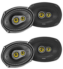 6x9" 900W 3-Way Car Audio Speakers, 2 Pairs