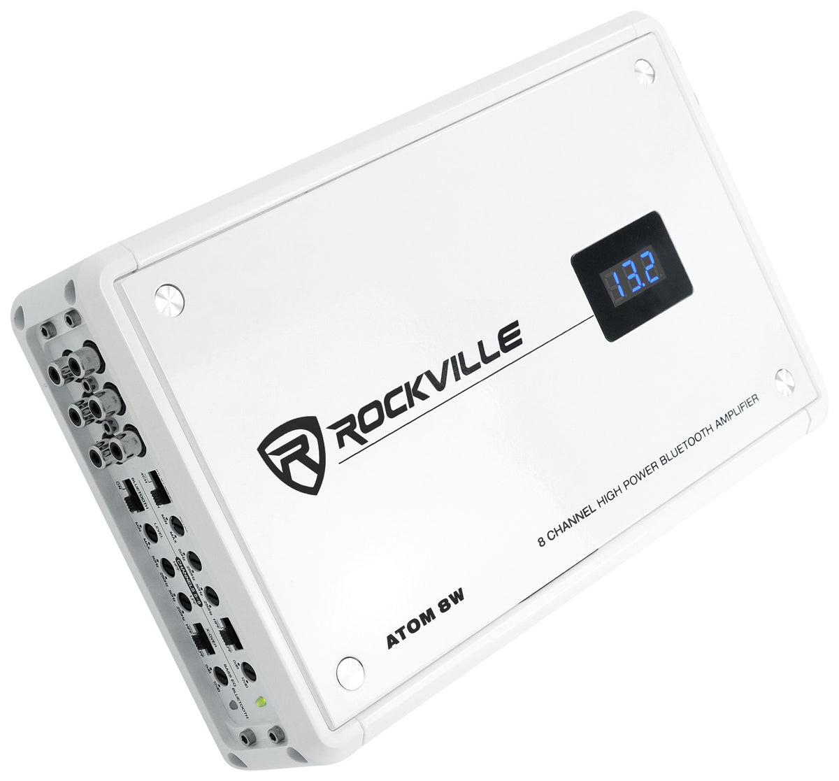 ATOM 8W 8-Channel Marine/Boat Bluetooth Amplifier+Kicker 4-Zone Control