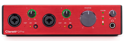 Clarett+ 2Pre USB-C Audio Recording Interface JFET/ADAT + XLR Cable