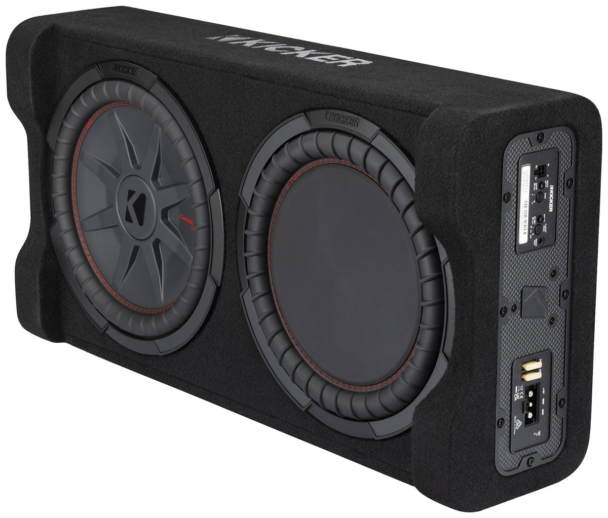Kicker 51PTRTP12 TRTP 12" 500w Powered Down-Fire Subwoofer+Enclosure Box PTRTP12