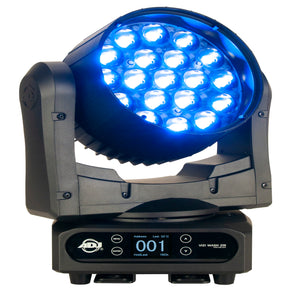 American DJ ADJ VIZI WASH Z19 380 Watt RGBW LED DMX Moving Head Wash Light