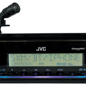 JVC KD-X38MBS Marine Stereo Receiver w/Bluetooth/USB+(2) 6.5" Speakers in Black