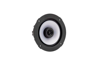 Pair Kicker 51KM614FL 6.5" Thin Mount 60w Marine Boat Speakers w/RGB LED KM614FL