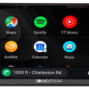 Soundstream VRCPAA-70M 2-Din 7" Carplay/Android/Bluetooth Car Monitor Receiver