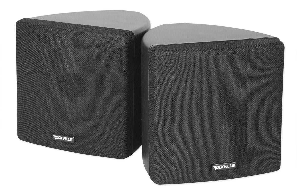 6-Zone Receiver, Black Cube, Wall & White 8" Ceiling Spk