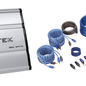 Autotek SS3500.4 Super Sport 3500 Watt 4-Channel Car Amplifier Class A/B+Amp Kit