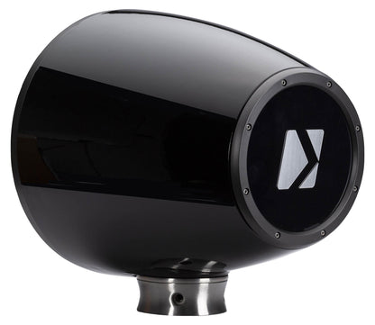 (2) KICKER 47KMFC11 11" Marine Boat Horn Loaded Flat Mount Tower Speakers KMFC11