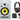 KRK RP6G3W Rokit White 6" Active Powered Studio Monitor Speaker + Headphones