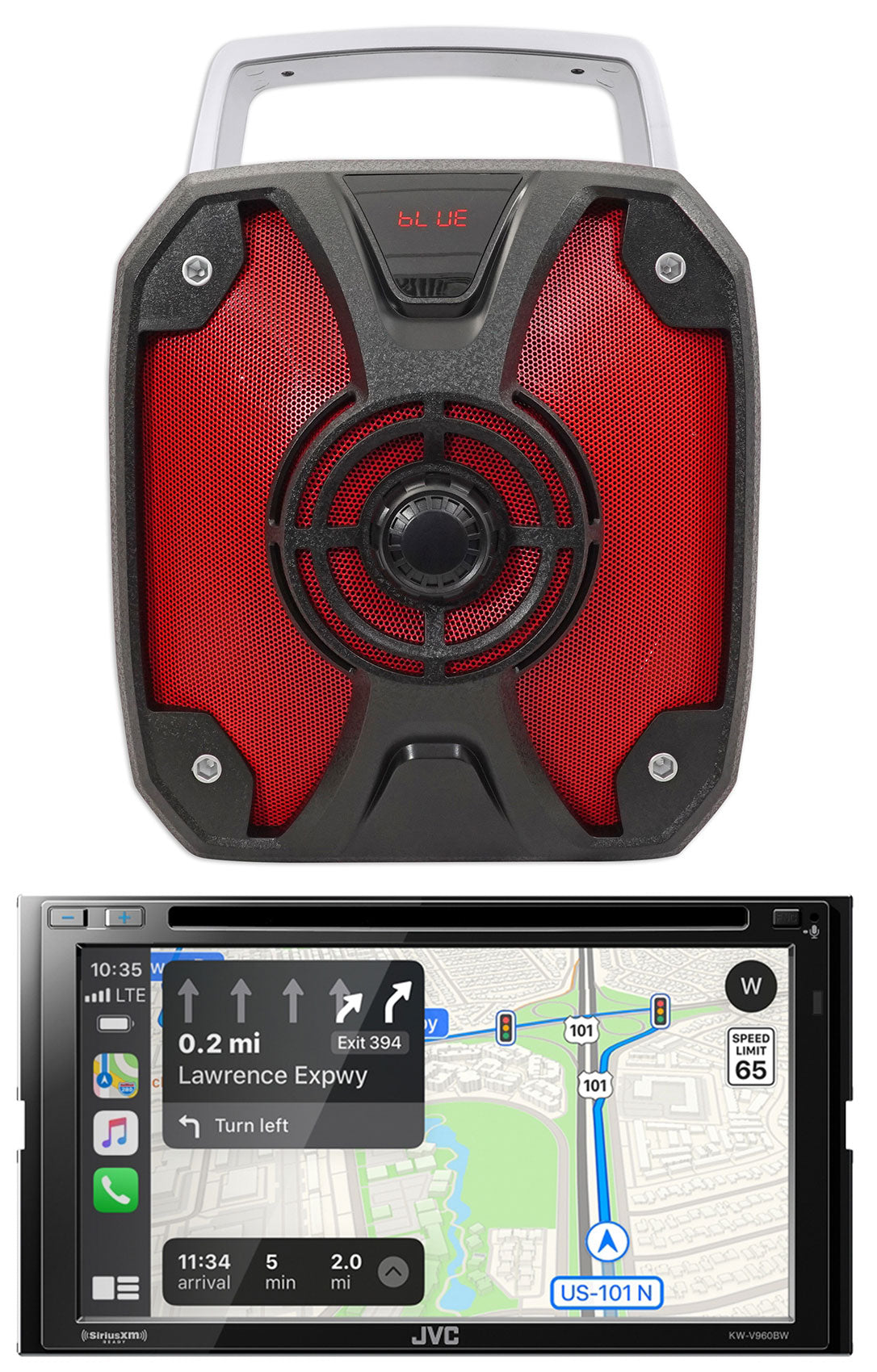 KW-V960BW + ROCKBOX