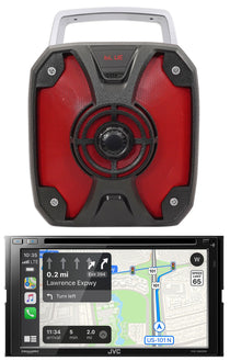 KW-V960BW DVD Receiver & ROCKBOX Bluetooth Speaker