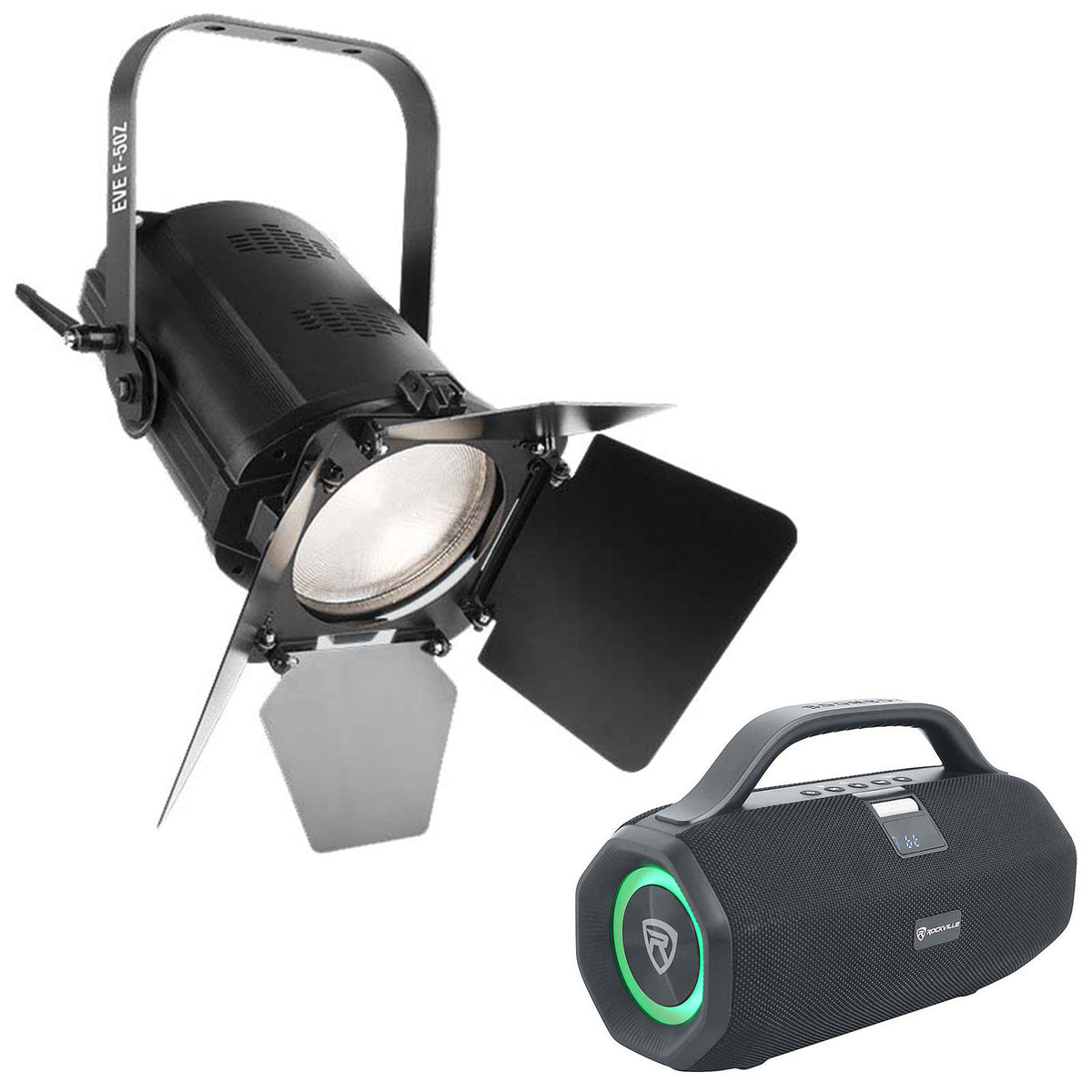 EVE F-50Z Fresnel Spot Light + SONIC-50L Bluetooth Party Speaker