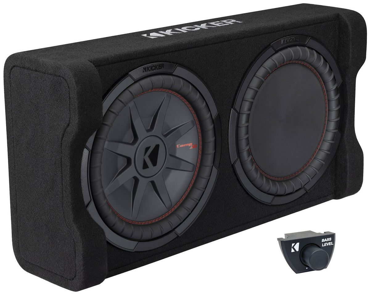 Kicker 51PTRTP12 TRTP 12" 500w Powered Down-Fire Subwoofer+Enclosure Box PTRTP12