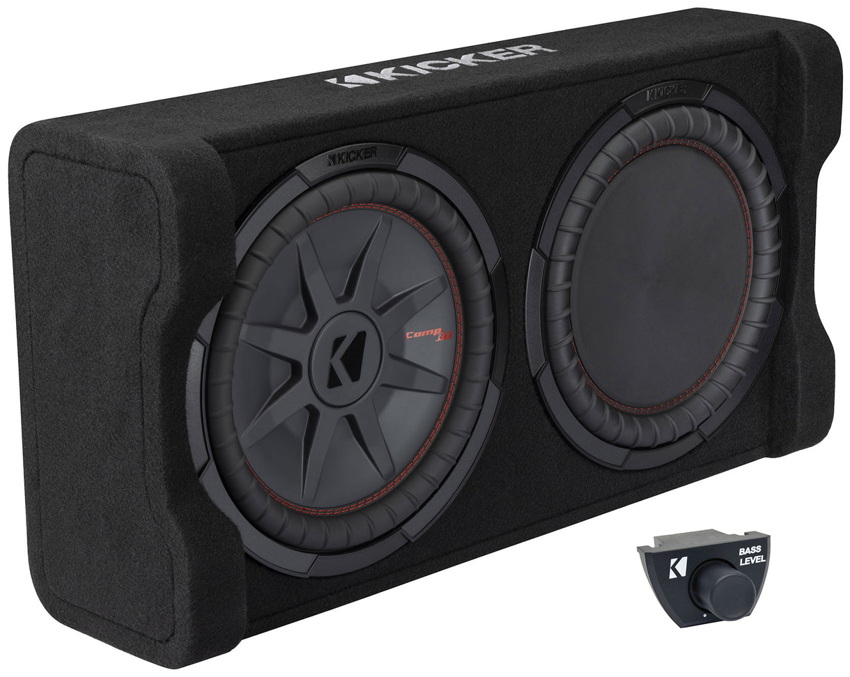 Kicker 51PTRTP12 TRTP 12" 500w Powered Down-Fire Subwoofer+Enclosure Box PTRTP12