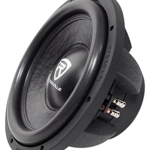 Rockville W12K6D4 V2 12 inches 2400w Car Audio Subwoofer Dual 4-Ohm Sub CEA Compliant