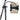 Rockville RVMIC5 Tripod Microphone Mic Stand w/ Boom+Gooseneck w/iPad Clip+Bag