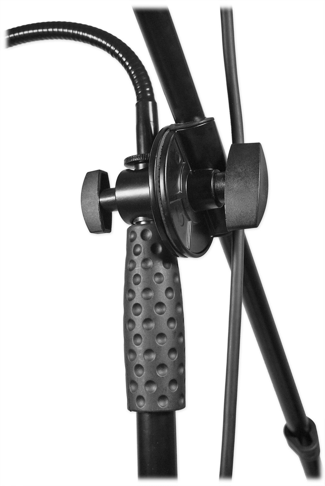 Rockville RVMIC5 Tripod Microphone Mic Stand w/ Boom+Gooseneck w/iPad Clip+Bag