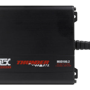 MTX MUD100.2 200 Watt RMS 2-Channel Amplifier Amp For Polaris RZR/ATV/UTV/Cart