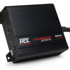 MTX MUD100.2 200 Watt RMS 2-Channel Amplifier Amp For Polaris RZR/ATV/UTV/Cart