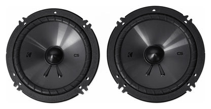 6.5" 600W Component Speakers, 2 Pairs