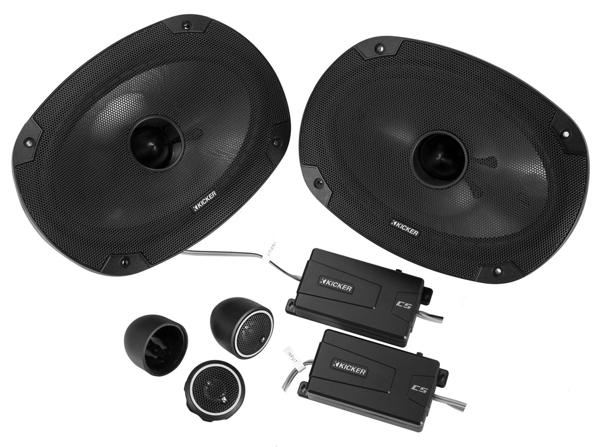 6x9" 900W Component Speakers, 2 Pairs