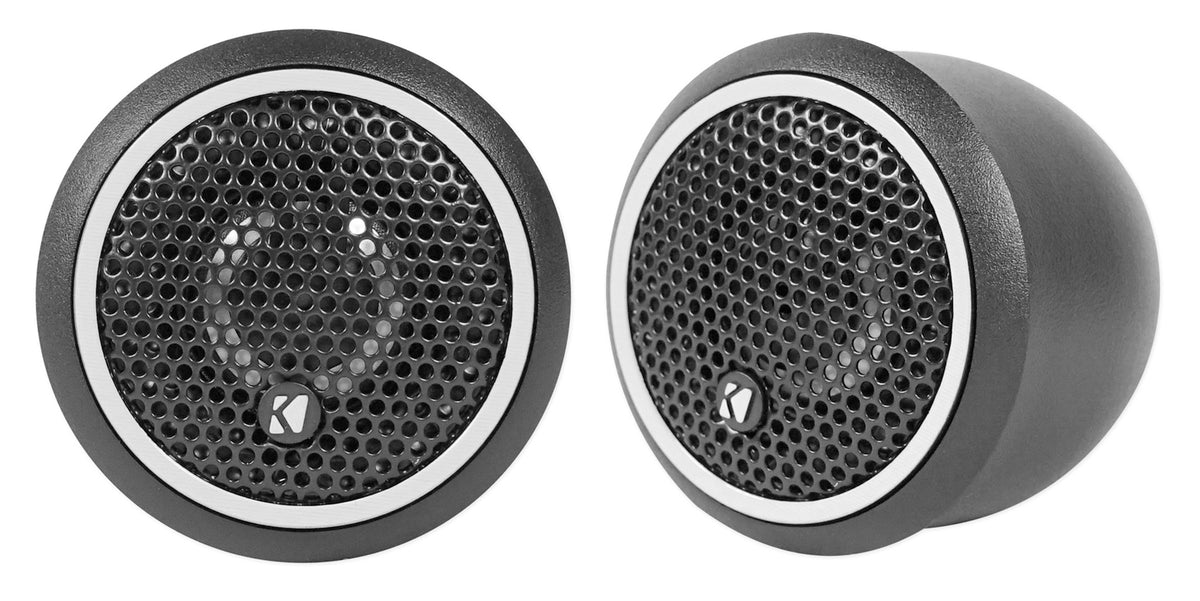 3/4" Car Audio Tweeters, 4-Ohm, Pack Of 4