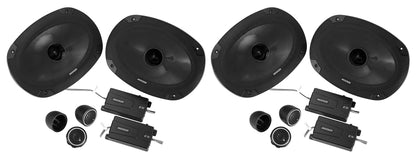 6x9" 900W Component Speakers, 2 Pairs