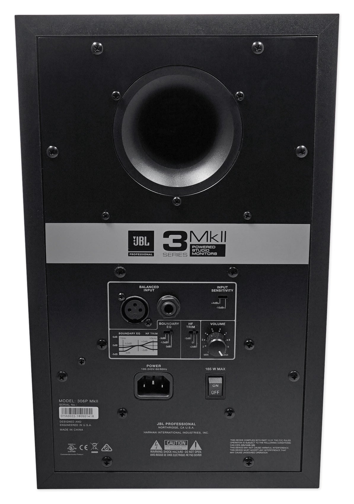 306P MkII 6" Studio Monitor Pair with 37" Steel Stands