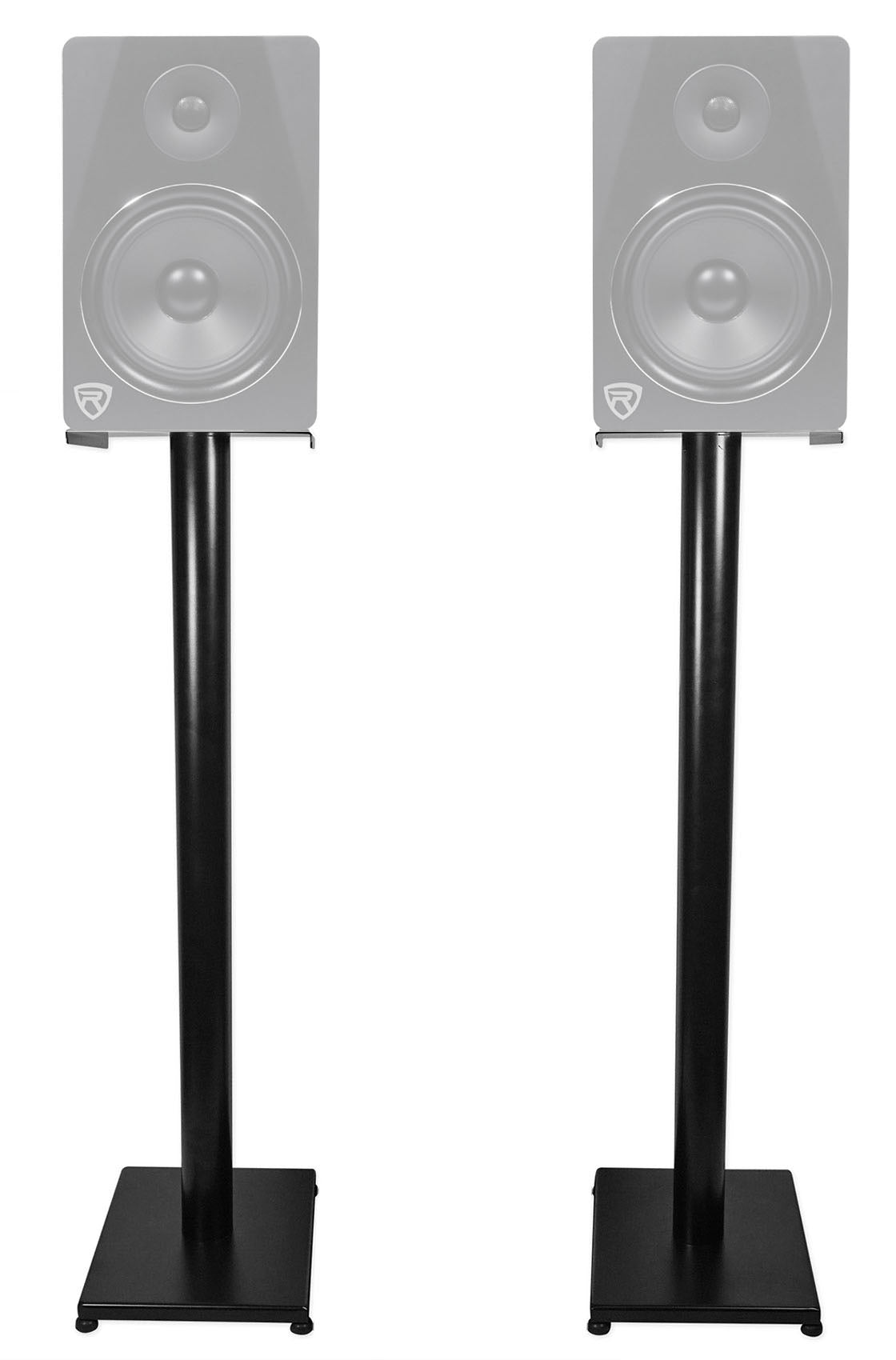 Pair Mackie MR524 5” 50 Watt Powered Active Studio Monitor Speakers+37" Stands