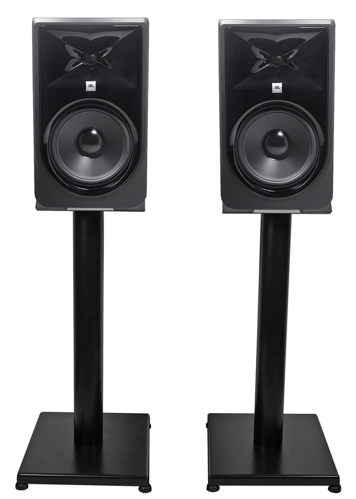 308P MkII 8" Studio Monitor Pair with 21" Steel Stands