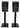 Pair JBL 305P MkII 5" Powered Studio Monitor Monitoring Speakers+21" Stands