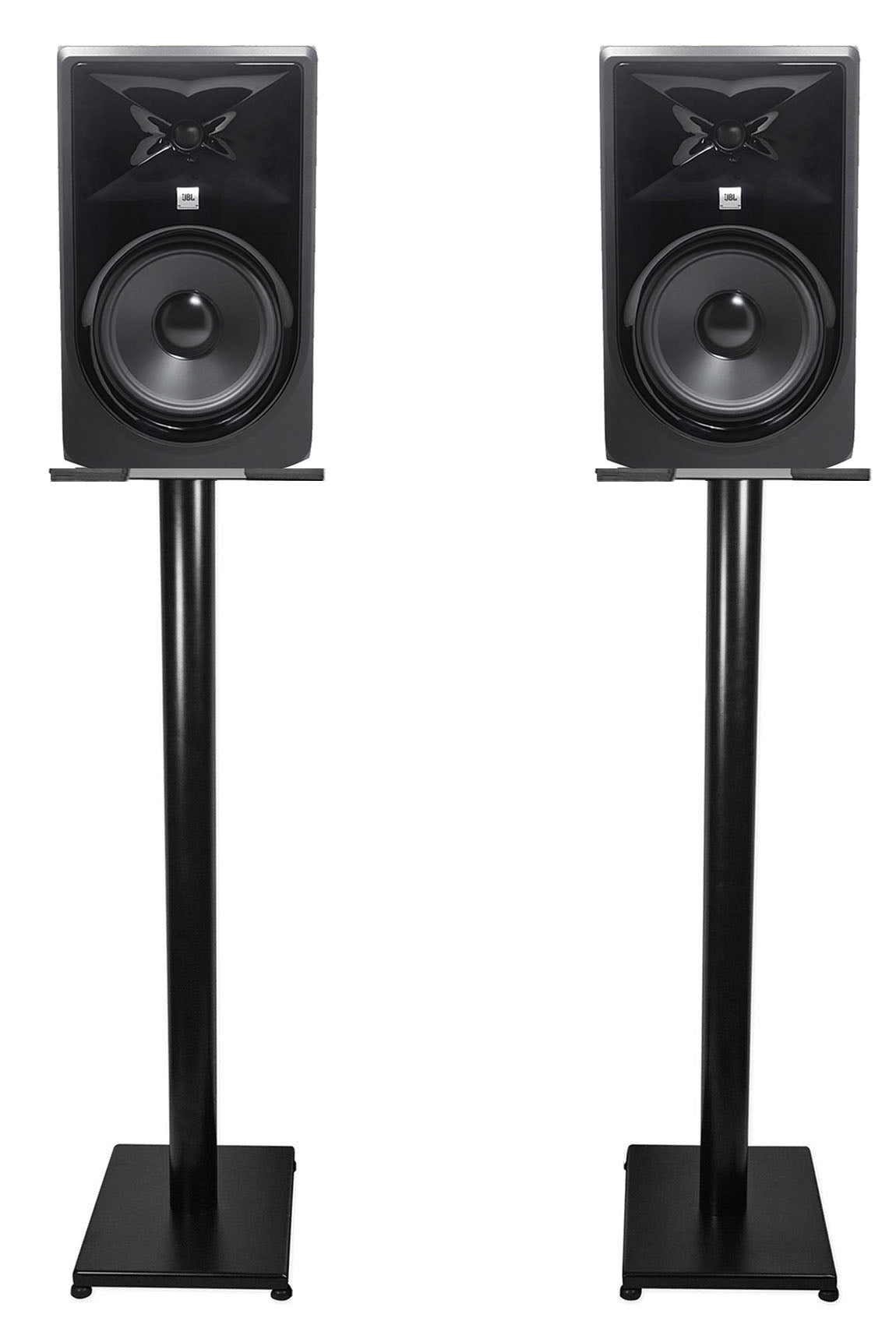 308P MkII 8" Studio Monitor Pair with 37" Steel Stands