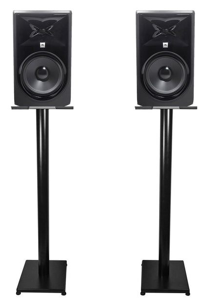 308P MkII 8" Studio Monitor Pair with 37" Steel Stands