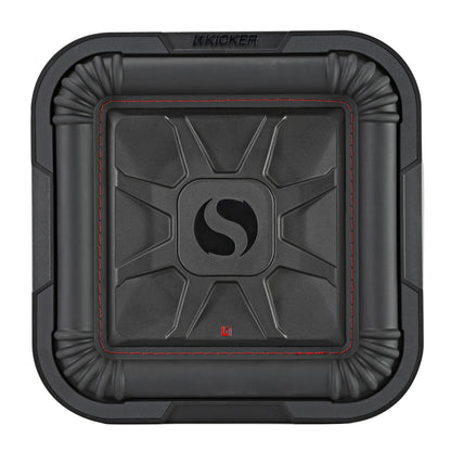 KICKER 46L7T104 10" 1000 Watt L7T Car Subwoofer, Solo-Baric Sub L7T104 DVC 4-Ohm