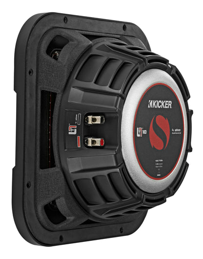 2) KICKER 46L7T104 10" 1000w L7T Subwoofers Solo-Baric Subs+Vented Sub Enclosure
