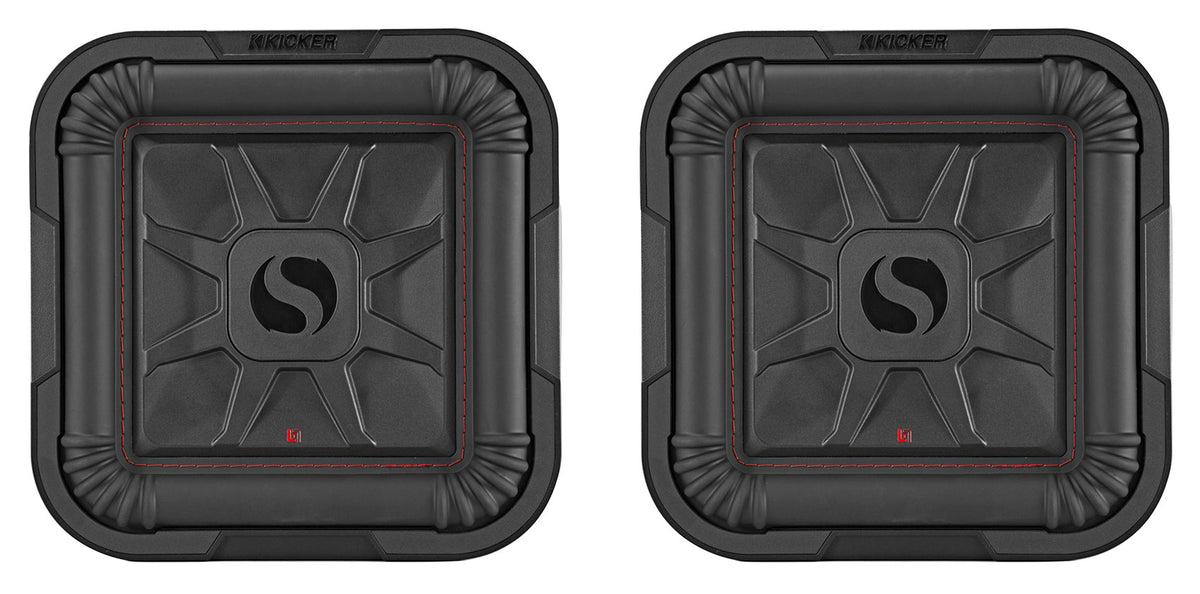 10" 1000W L7T Solo-Baric Car Subwoofers, DVC 2-Ohm, Pair