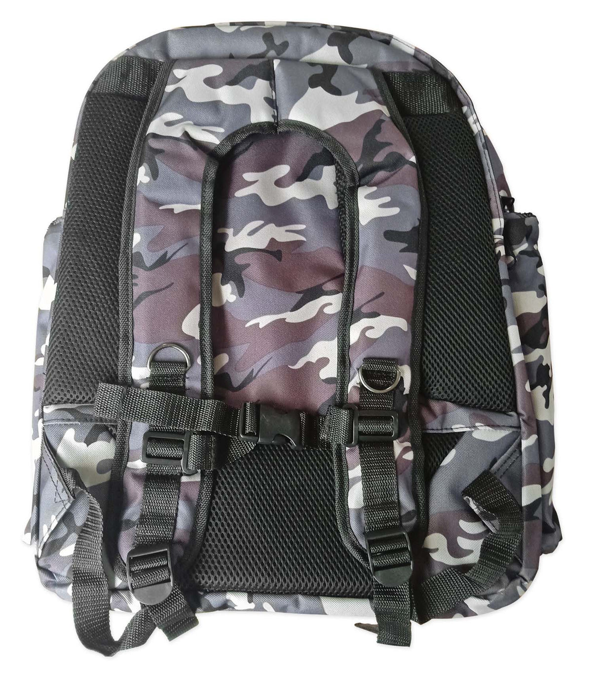 Rockville DJ Laptop/Gear Travel Camo Backpack Bag+Headphone Compartment+Dividers