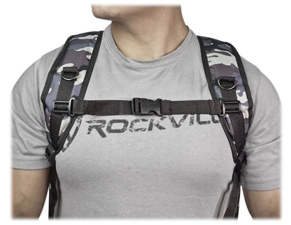 Rockville DJ Laptop/Gear Travel Camo Backpack Bag+Headphone Compartment+Dividers