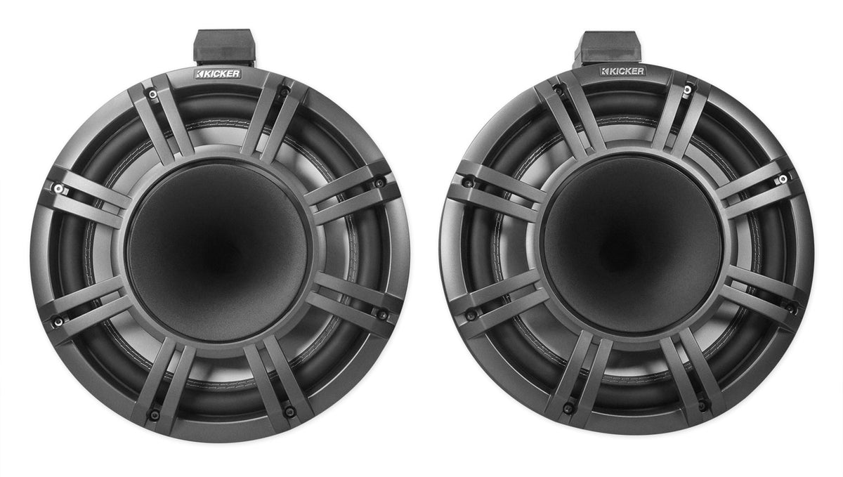 Pair Kicker KMTC11 HLCD 11" 600w Horn-Loaded LED Wakeboard Tower Speakers 44KMTC114