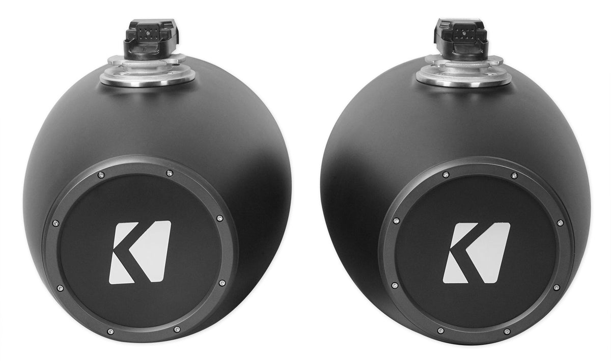 Pair Kicker KMTC11 HLCD 11" 600w Horn-Loaded LED Wakeboard Tower Speakers 44KMTC114