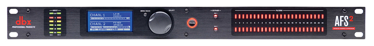 AFS2 Dual-Channel Advanced Feedback Suppression Processor