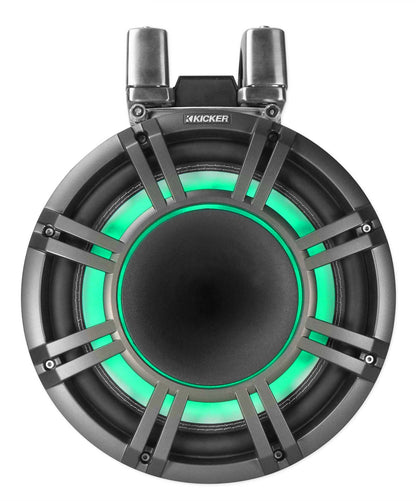 Pair Kicker KMTC11 HLCD 11" 600w Horn-Loaded LED Wakeboard Tower Speakers 44KMTC114