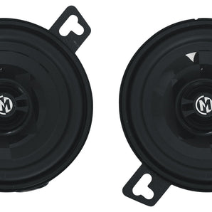 (4) Memphis Audio PRXP3 3.5" 30 Watt 2-Way Car Speakers w/Pivot Tweeters