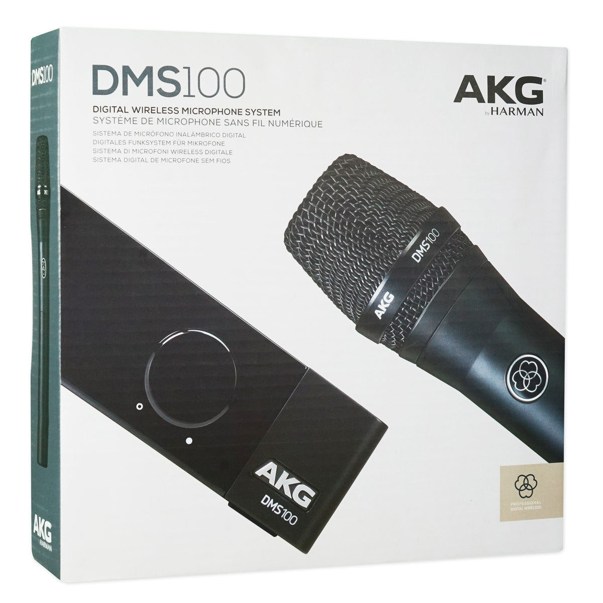 DMS100 4-Channel Wireless Microphone System with PRO-M50 Headphones