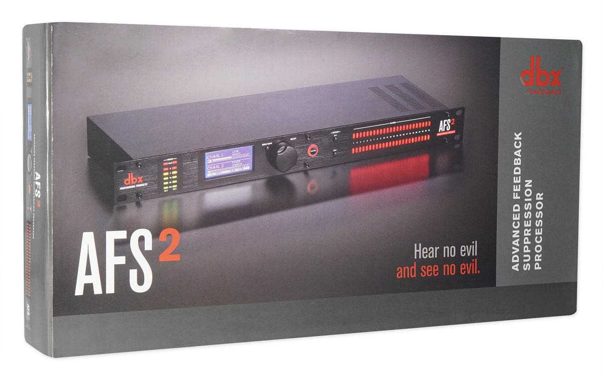 AFS2 Dual-Channel Advanced Feedback Suppression Processor