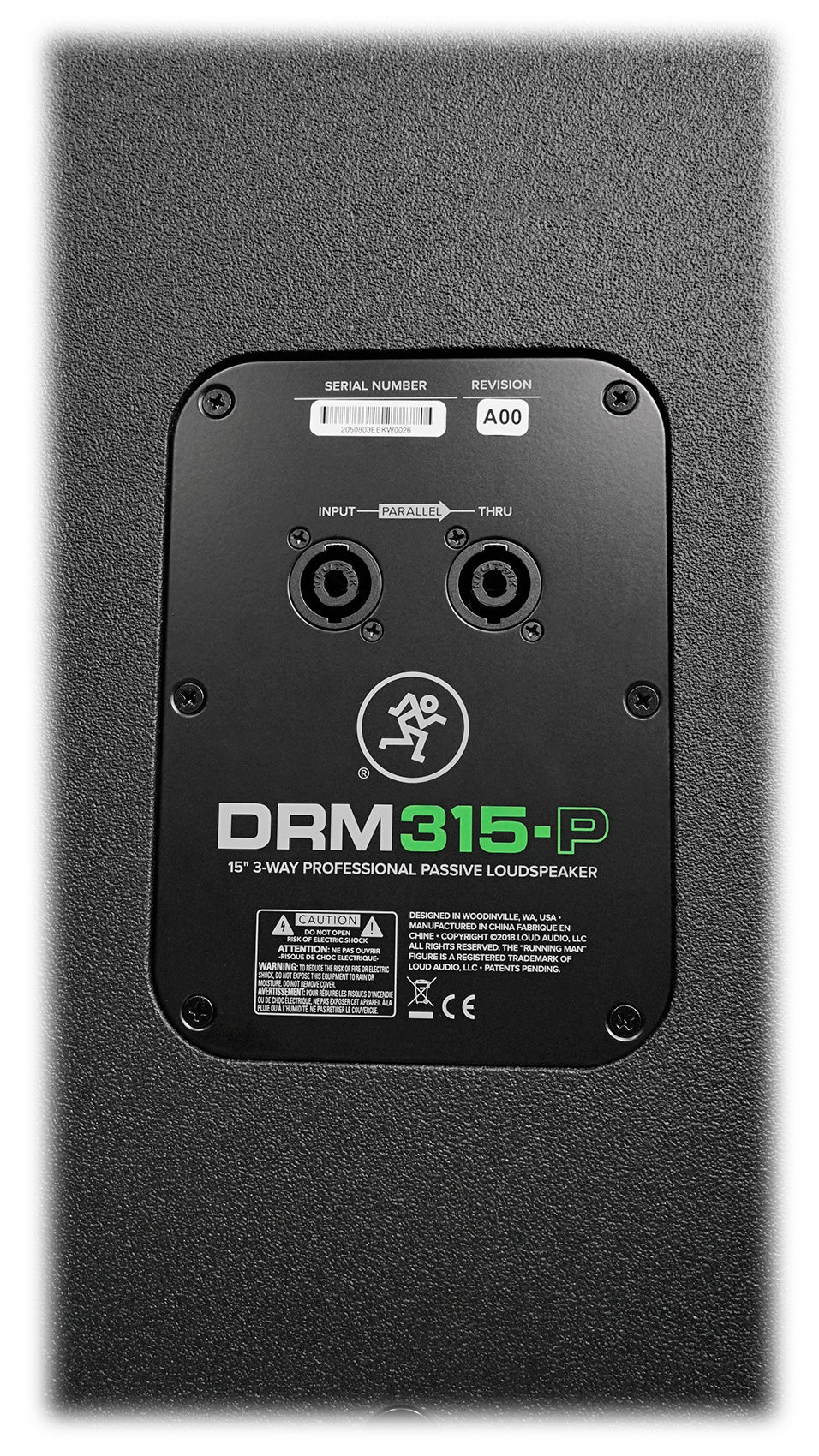 Mackie DRM315-P 15" 2000 Watt 3-way Professional Passive DJ PA Speaker