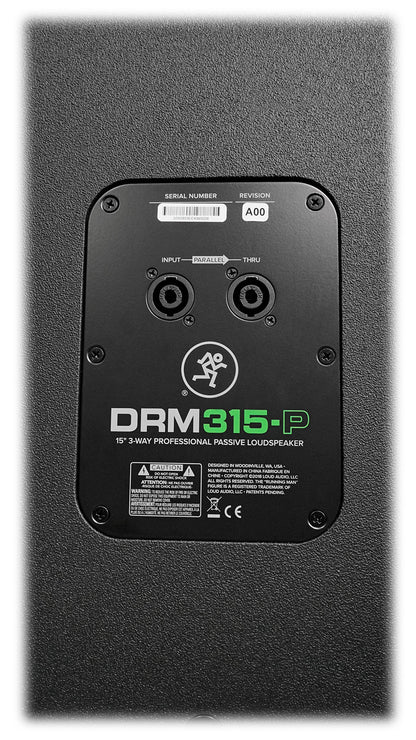 Mackie DRM315-P 15" 2000 Watt 3-way Professional Passive DJ PA Speaker