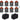 8) Rockville RockWedge LED RGBWA+UV Rechargeable Battery Wireless DMX Lights+Bag