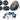 (2) Rockville 6.5"+(2) 6x9" Car Speakers+Powered Hidden Spare Tire Subwoofer