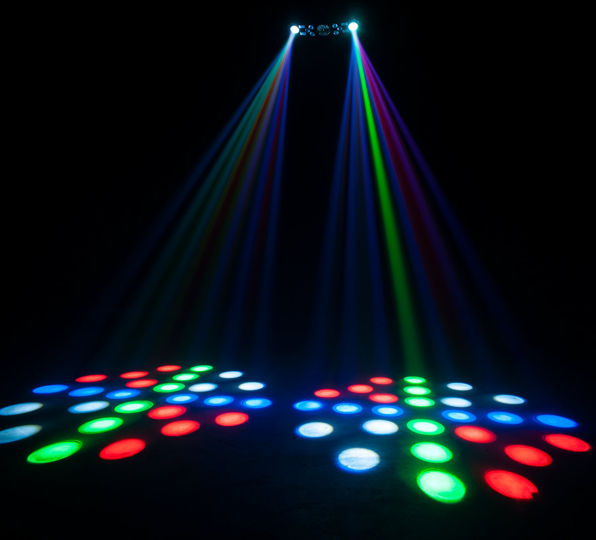 (2) Furious Five RG RGBW+UV LED Laser/Strobe/Derby Effect Lights
