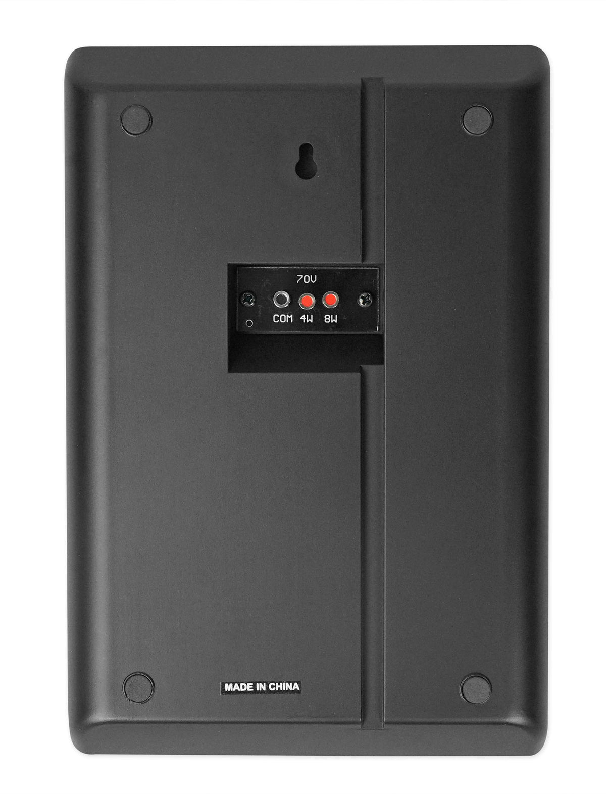 Pair Rockville RockSlim 70B Black 5.25" 70v Commercial Restaurant Wall Speakers